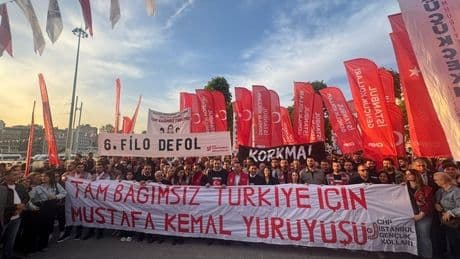 CHP'den 'Tam Bağımsız Türkiye' yürüyüşü: '6. Filo'yu unutmayın!'
