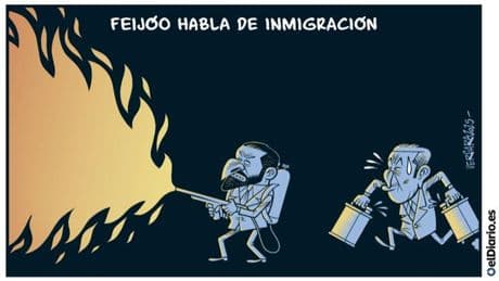 Feijóo habla de inmigración