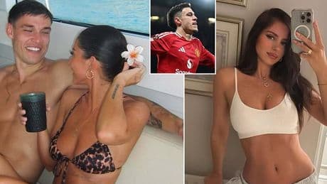 Man United star goes public on relationship with stunning 27-year-old English influencer after months of rumours