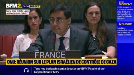 ONU: "La France rappelle sa ferme opposition à tout projet d'occupation de la bande de Gaza"