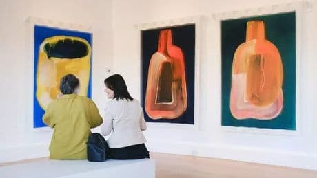 Bus stop in West Lothian town's High Street forms part of striking art exhibition