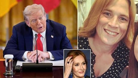 JK Rowling attacks 'cheat' trans athlete who slammed Donald Trump over LA Olympics ban
