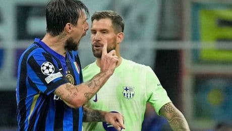 Dít zegt Barça-verdediger Inigo Martinez over vermeend spuugincident met Inter-speler Francesco Acerbi