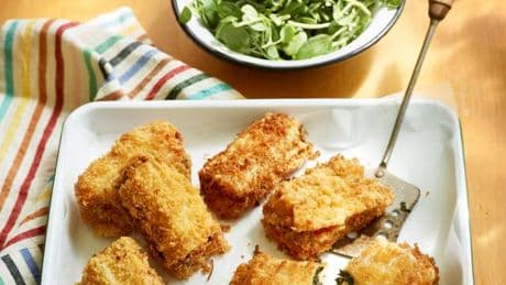 Mangold-Käse-Stäbchen: Die haben keinen Haken!