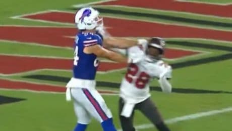 Shilo Sanders ejected for throwing punch during Bills-Buccaneers preseason game
