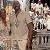 Tyson Fury and his wife Paris marry for the THIRD time as bride stuns in a fitted lace dress during South of France ceremony with their children