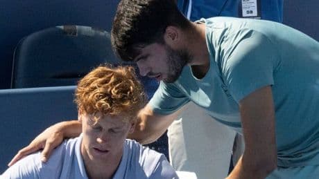 What Carlos Alcaraz told Jannik Sinner immediately after retirement in Cincinnati Open final