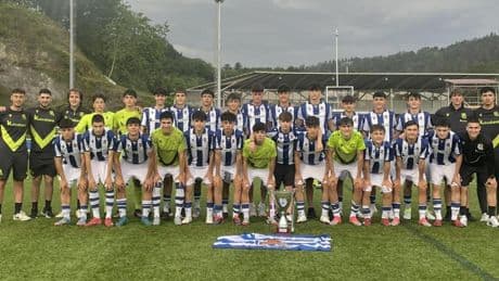 El cadete de la Real Sociedad vuelve a ganar la Liga Vasca