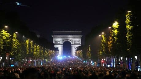 Two dead and hundreds arrested as PSG fans celebrate historic Champions League win with flares and fireworks
