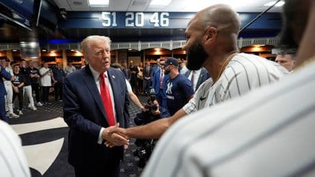 Trump enters Yankee Stadium to boos and ‘USA’ chants as he attends game for 9/11 commemoration