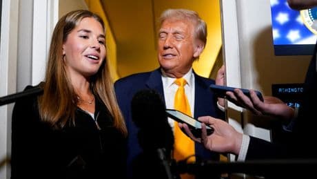 Mit der Enkelin (17) in der Air Force One - Dieser Trump-Auftritt war Kai Zufall