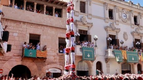 Los Xiquets de Valls toman Vilafranca con castells prémium