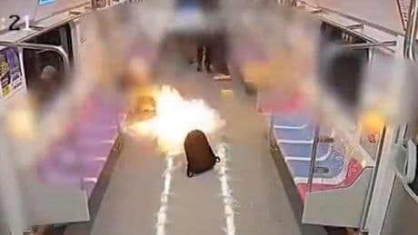 ‘Angry divorcee’ pours petrol in packed South Korea tube sparking huge fire
