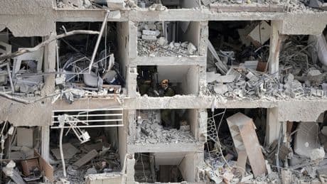 AP PHOTOS: Damage in Haifa and Tel Aviv in the latest Iranian missile barrage