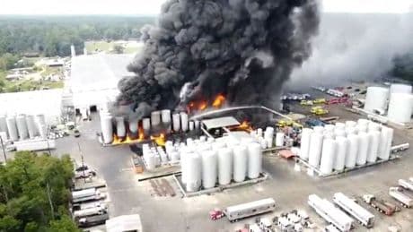 Feuer-Drama in Louisiana! - Chemieunfall schockt US-Kleinstadt