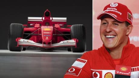 Michael Schumacher’s ‘crown jewel’ F1 car sells for £13,400,000