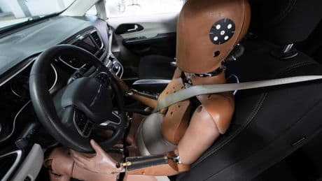 Crash dummies used in car safety tests are still modeled after men despite higher risks for women