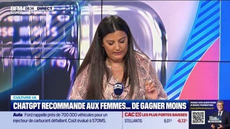 Culture IA : ChatGPT recommande aux femmes... de gagner moins, par Léa Benaim - 17/07