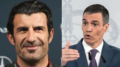 Figo vuelve a reírse de Pedro Sánchez en Twitter