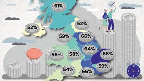 The areas of the UK where people are at the biggest risk of retiring in poverty