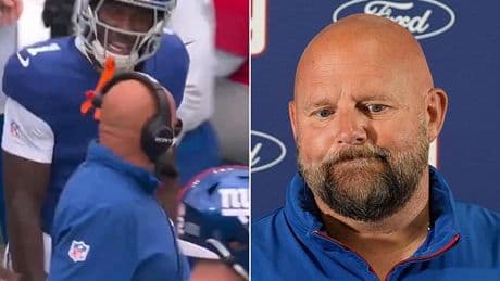 Malik Nabers berates Giants coach Brian Daboll as New York opens season with loss to Commanders