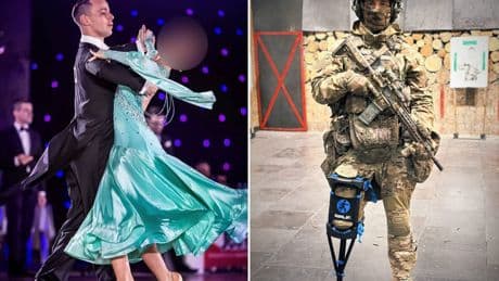 I'm a ballroom dancer who joined Ukraine's special forces. The war took my leg, but I have no regrets signing up.