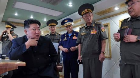 North Korean leader Kim Jong Un supervises test of new antiair missiles