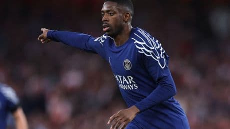 Ousmane Dembele injury update ahead of Paris Saint-Germain vs Arsenal