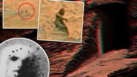 Martian ‘kneeling to pray’, monstrous spiders, secret doorway and Ghandi’s FACE – the creepiest pics of Mars ever taken