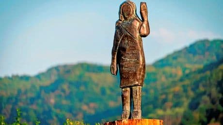 Mais où est passée la statue de Melania Trump ?