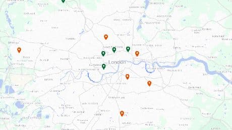 Interactive map shows the best and worst NHS hospitals in London