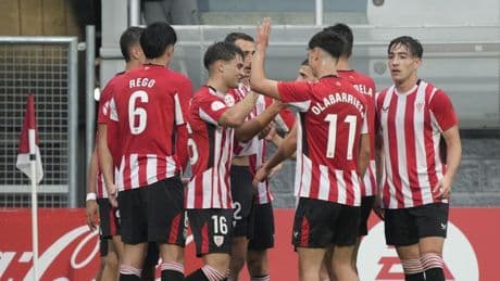 2-1: El Bilbao Athletic sueña con el playoff y el Amorebieta se hunde