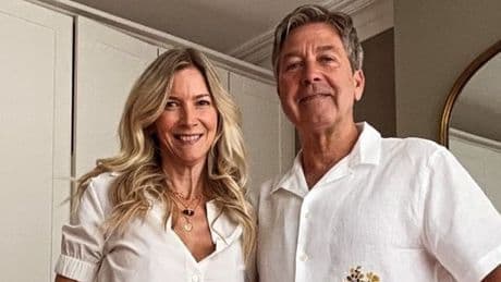 John Torode and wife Lisa join pals at Amanda Holden's party after his MasterChef exit