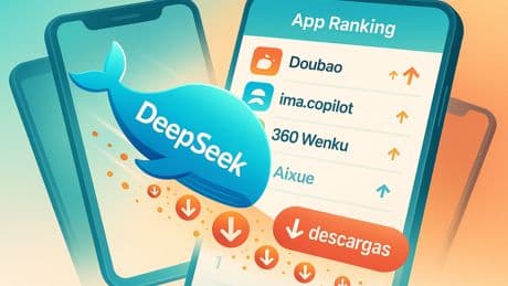 El chatbot de DeepSeek ya no es imparable en China: sus descargas han caído un 72% y un rival empieza a ocupar su lugar