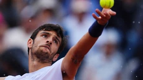 Lorenzo Musetti and Daniil Medvedev clash suspended on match point after downpour