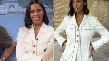 Rochelle Humes' 00s revival look from Karen Millen is effortlessly chic
