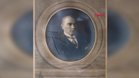 Videosu ortaya çıktı: İşte Atatürk'ün stüdyo fotoğraf çekiminden çok özel görüntüler