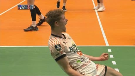 Volleyballers Orion landskampioen na thriller (3-2) tegen Lycurgus