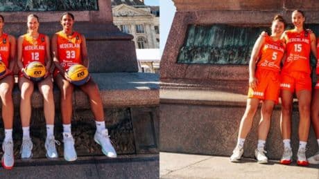 Vierde plaats en exit in poulefase voor 3×3 vrouwen in Orléans