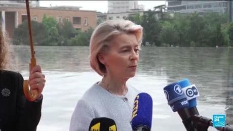 In Albania, EU readying new sanctions to increase pressure on Russia as talks stall