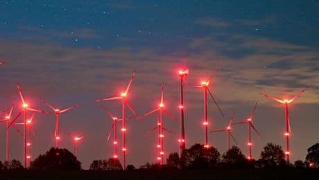 Windrad-Odyssee: Nervige Blinklichter sollten längst aus sein