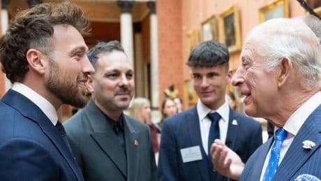 Sam Thompson reveals mortifying comment during 'pinch me' meeting with King Charles