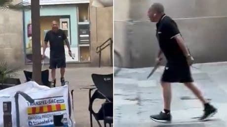 Man attacked with machete after chase through Barcelona’s Old Town