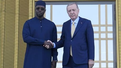 Cumhurbaşkanı Erdoğan, Senegal Başbakanı'nı resmi törenle karşıladı
