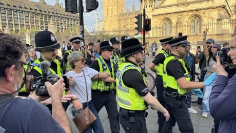 Londra'da "Palestine Action" eylemine polis müdahalesi: Yaklaşık 300 kişi gözaltına alındı