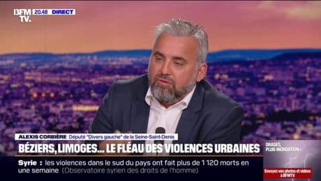 Violences urbaines: "Emmanuel Macron affaiblit les moyens de la justice et de la police", estime Alexis Corbière (Divers gauche)