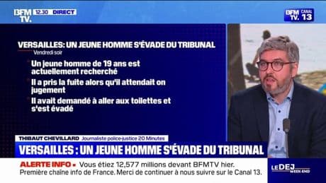 À Versailles, un homme de 19 ans s'évade du tribunal avant son jugement pour tentative de meurtre