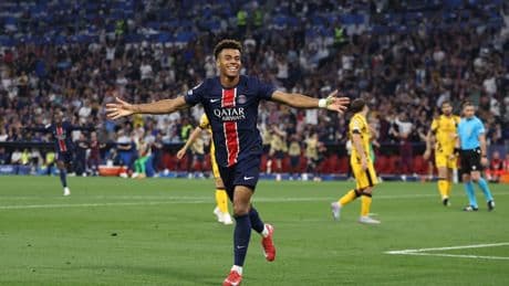 Desire Doue: Paris Saint-Germain 'striving to get better' after record-breaking Champions League win