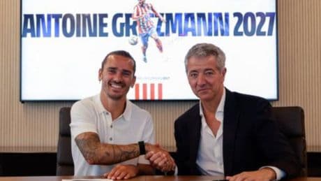 Griezmann renueva con el Atlético de Madrid hasta 2027
