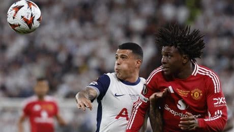 Tottenham vs Manchester United: la gran final en Bilbao, en imágenes